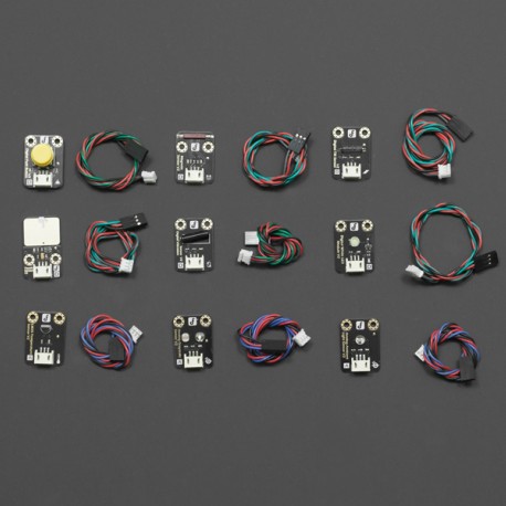 Gravity: 9 Pcs Sensor Set for Arduino