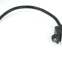 USB Cable, Micro-B to Standard-B Panel Mount Adaptor