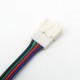 New 10mm 4PIN Strip Wire Solderless connector for 5050 RGB LED Strips