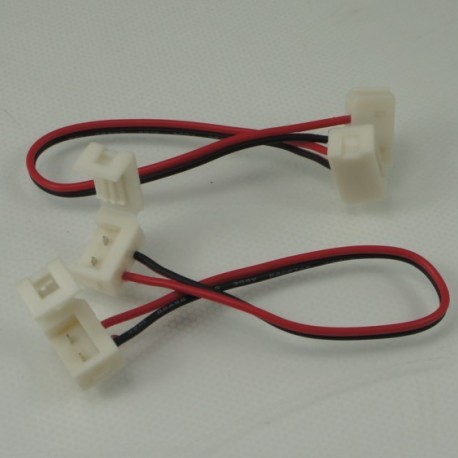 IP65 waterproof strip connector for 10MM single color LED Flex strip--strip to strip with wire