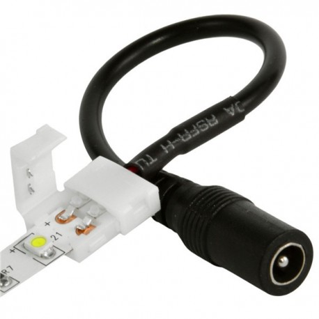 8MM Strip LED connector with DC Plug (for SMD 3528 series)