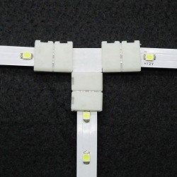 8MM T Shape Snap Down 3528 LED Strip connector