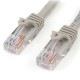 Cat5e Patch Cable with Snagless RJ45 Connectors - 15m, Gray