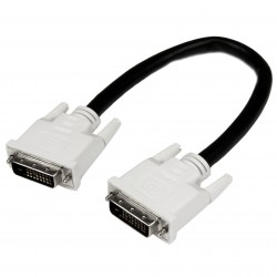 Cable de 0,3m DVI-D de Doble Enlace - Macho a Macho
