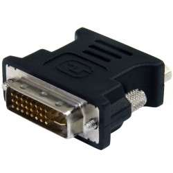 Adaptador Conversor DVI-I a VGA - DVI-I Macho - HD15 Hembra - Negro