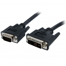 1m DVI to VGA Display Monitor Cable M/M - DVI to VGA (15 Pin)