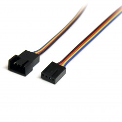 12in 4 Pin Fan Power Extension Cable - M/F
