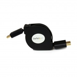 4 ft Retractable High Speed HDMI Cable with Ethernet - HDMI to HDMI