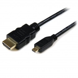 Cable HDMI de alta velocidad con Ethernet a Micro HDMI 3m - 2x Macho - Negro