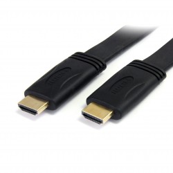 5m Flat High Speed HDMI Cable with Ethernet - Ultra HD 4k x 2k HDMI Cable - HDMI to HDMI M/M