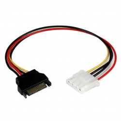 12in SATA to Molex LP4 Power Cable Adapter - F/M