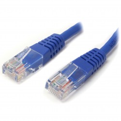 Cat5e Patch Cable with Molded RJ45 Connectors - 5 ft. - Blue