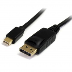 Cable Adaptador de 2m de Monitor Mini DisplayPort 1.2 Macho a DP Macho - 4k