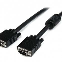 Cable de Vídeo VGA de 2m para Monitor de Ordenador - HD15 Macho a Macho - Negro