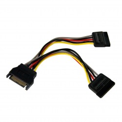 6in SATA Power Y Splitter Cable Adapter - M/F