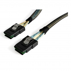 Cable 1m SAS Serial Attached SCSI SFF-8087 a SFF8087 mini-SAS mSAS Interno