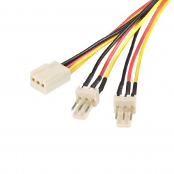 Cable de 30cm multiplicador divisor de alimentación TX3 para Ventiladores
