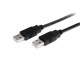 Cable de 1m USB 2.0 Alta Velocidad Macho a Macho USB A - Negro