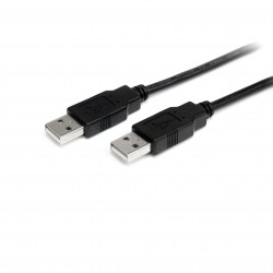 Cable de 1m USB 2.0 Alta Velocidad Macho a Macho USB A - Negro