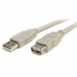 Cable de 1,8m extensor alargador USB A macho a hembra