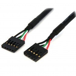 Cable Interno de 18 pulgadas al USB IDC de 5 pines del Cabezal de la Placa Base – H/H
