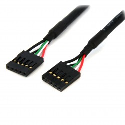 24in Internal 5 pin USB IDC Motherboard Header Cable F/F
