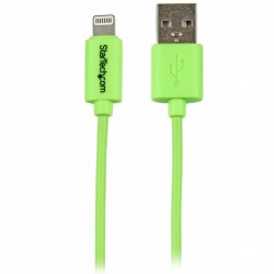 Cable de 1 metro con Conector Lightning de Apple a USB para iPhone / iPod / iPad - Verde