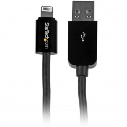 Cable 3m Lightning 8 Pin a USB A 2.0 para Apple iPod iPhone 5 iPad - Negro