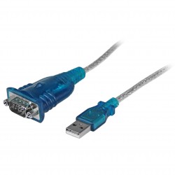 1 Port USB to RS232 DB9 Serial Adapter Cable - M/M