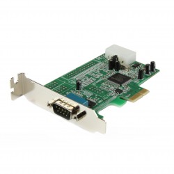 Tarjeta Adaptadora PCI Express PCIe Perfil Bajo de un Puerto Serie RS232 DB9 UART 16550