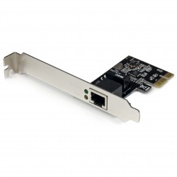 Adaptador Tarjeta de Red NIC PCI Express PCI-e de 1 Puerto Gigabit Ethernet - 1x RJ45 Hembra - Perfil Doble
