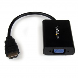 HDMI to VGA Video Adapter Converter with Audio for Desktop PC / Laptop / Ultrabook - 1920x1200