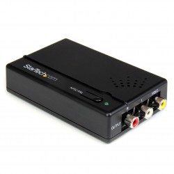 Adaptador Conversor Escalador HDMI a Vídeo Compuesto RCA Audio Estéreo - Convertidor NTSC PAL