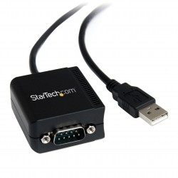 Cable Adaptador 1,8m USB a 1 Puerto Serie Serial RS232 DB9 FTDI Aislamiento Óptico