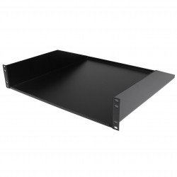 2U Rack Mount Cantilever Shelf - Heavy Duty Fixed Server Rack Cabinet Shelf - 125lbs / 56kg