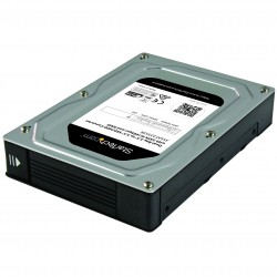 Dual-Bay 2.5” to 3.5” SATA Hard Drive Adapter Enclosure with RAID