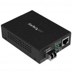 Gigabit Ethernet Fiber Media Converter - Compact - 850nm MM LC - 550m