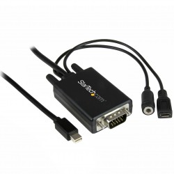 Cable Adaptador de 2m Mini DisplayPort a VGA con Audio