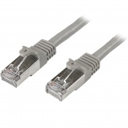 Cable de 1m de Red Cat6 Ethernet Gigabit Blindado SFTP - Gris