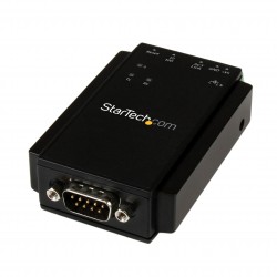 Servidor IP Ethernet de Dispositivos Serie con 1 Puerto RS-232 - Adaptador Serial de Montaje en Riel DIN