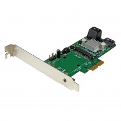 3 Port PCI Express 2.0 SATA III 6 Gbps RAID Controller Card w/ mSATA Slot and HyperDuo SSD Tiering