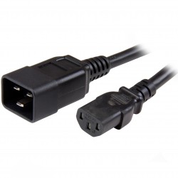 Computer Power Cord - C13 to C20, 14 AWG, 3 ft