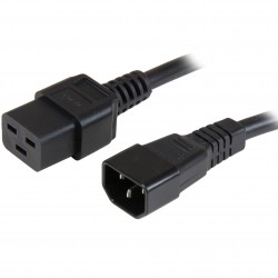 Computer Power Cord - C14 to C19, 14 AWG, 3 ft