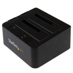 USB 3.1 (10Gbps) Dual-Bay Dock for 2.5"/3.5" SATA SSD/HDDs