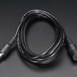 2.1mm female/male barrel jack extension cable
