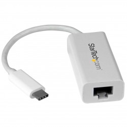 Adaptador de Red Gigabit USB-C - USB 3.1 Gen 1 (5 Gbps) - Blanco