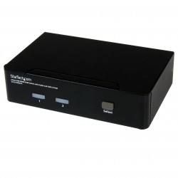 Conmutador Switch KVM 2 puertos HDMI con Hub Concentrador USB 2.0 Audio - 1920x1200
