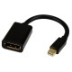 6in Mini DisplayPort to DisplayPort Video Cable Adapter - M/F