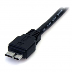 0.5m (1.5ft) Black SuperSpeed USB 3.0 Cable A to Micro B - M/M